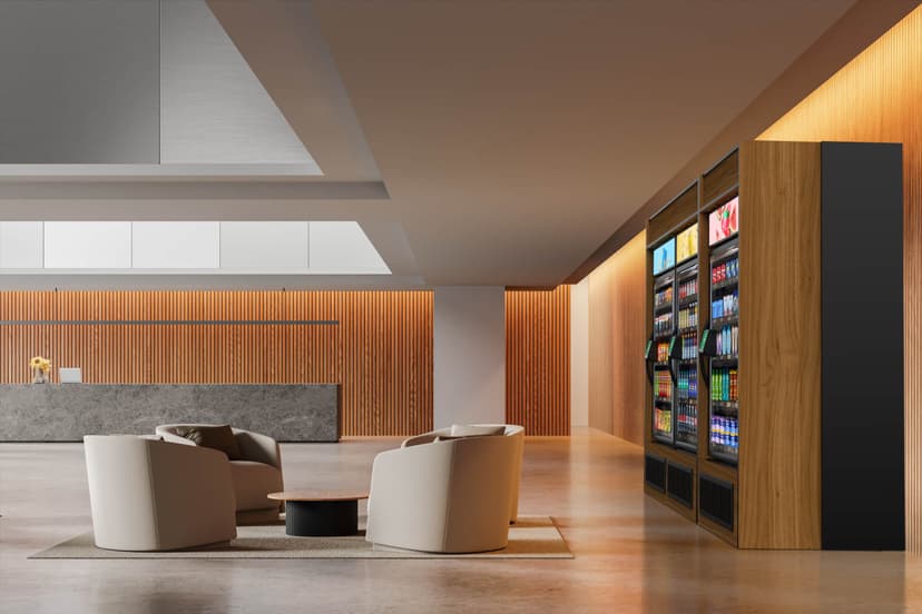 AI vending machine in apartment buildings